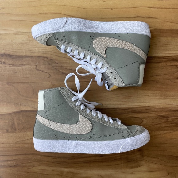Nike Shoes - Nike Blazer Mid ‘77 - Muted Olive Canvas & Suede